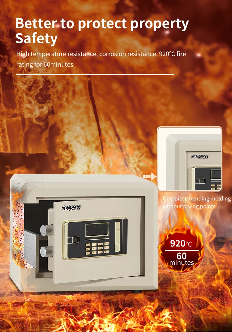 CEQSAFE High-end Small Home Digital Safe Lock for Cash for Home Money Safe Box factory