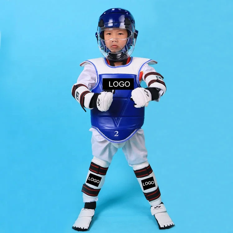 
 Индивидуальный Логотип, защита для тела тхэквондо/набор спаррингов для тхэквондо/снаряжение для тхэквондо для детей  