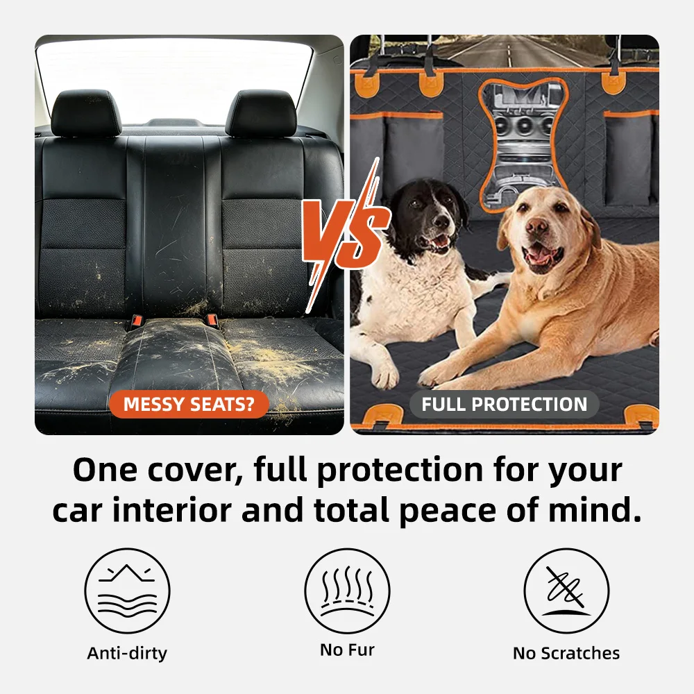 Wholesale Waterproof Scratch Prevent Antinslip Dog Car Hammock Car Sea - product detail 3