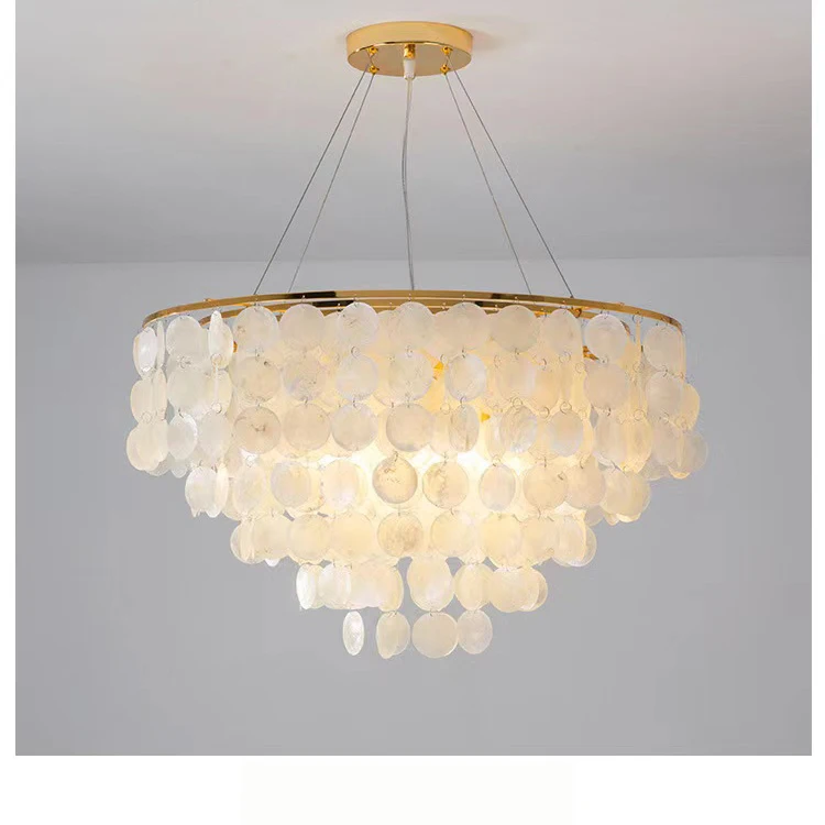 Made in China Factory Outlets Shell Chandelier Pendant Light
