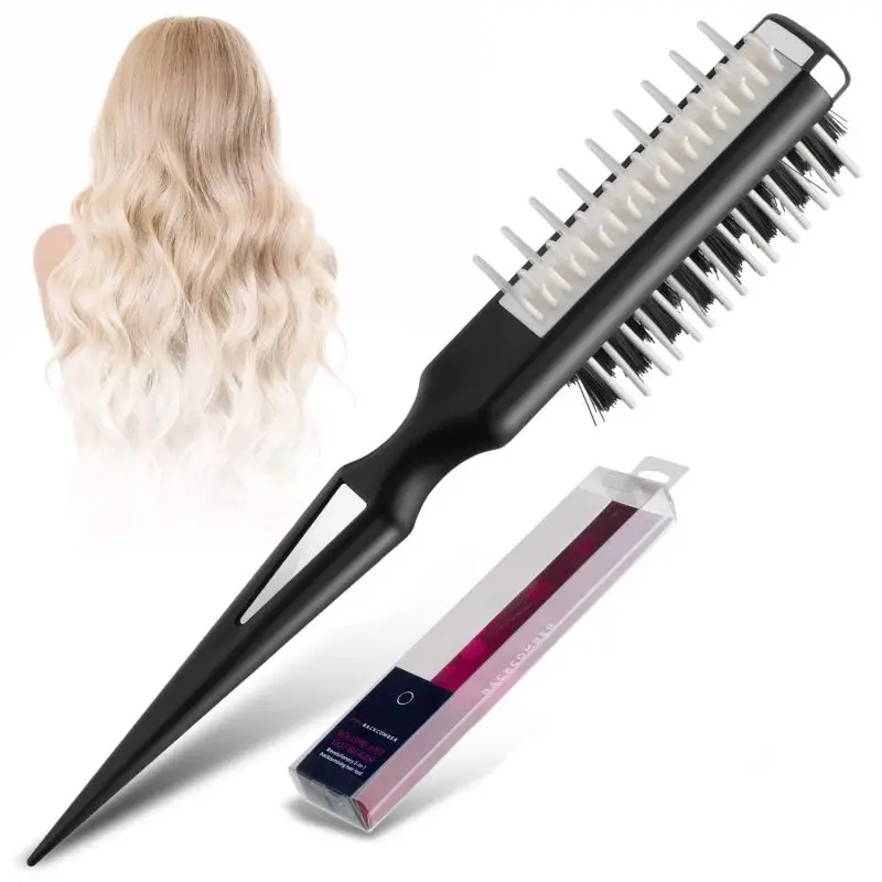 Custom Logo Multifuncional Combing Brush With Shark Back Two-sided Design  Instant Hair Volumizer For Hairdressing Women Men - Buy Hair Style Comb,Portable  Hair Styling Comb,Portable Multi-function Hair Comb Suitable For All Types