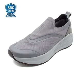 SRC Rated Non Slip Work Shoes with Breathable Fly Knit PU Upper for Kitchen Chef