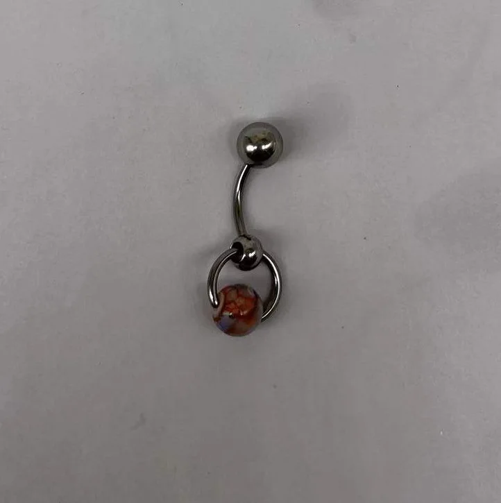 Gaby 316l Stainless Steel Genitals Body Piercing Jewelry Natural Stone