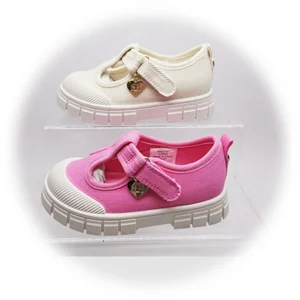 Custom Designs OEM ODM GRS Factory Wholesale Baby Girls Casual Walking Lovely Daily Shoes Kids Outdoor Casual Canvas Shoes