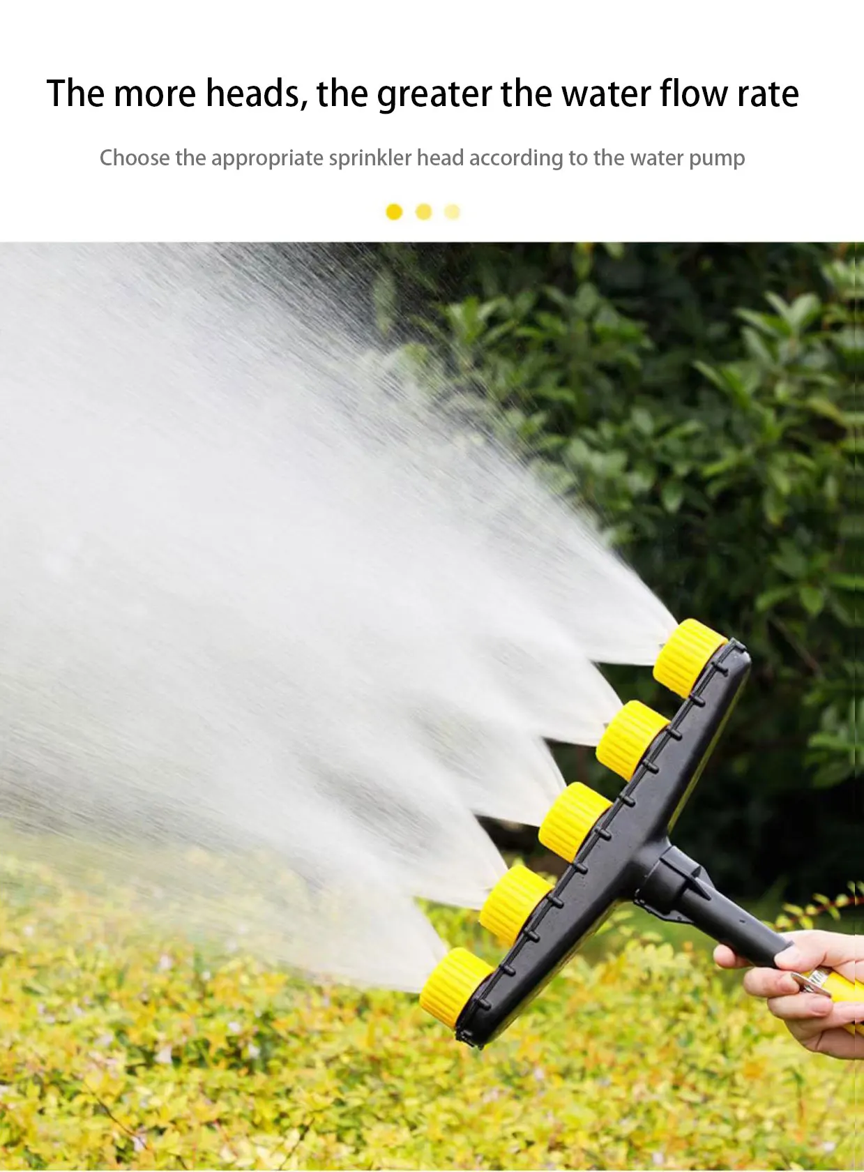 6way Splitter Sprinkler Head 5 Way Agricultural Irrigation Sprinklers