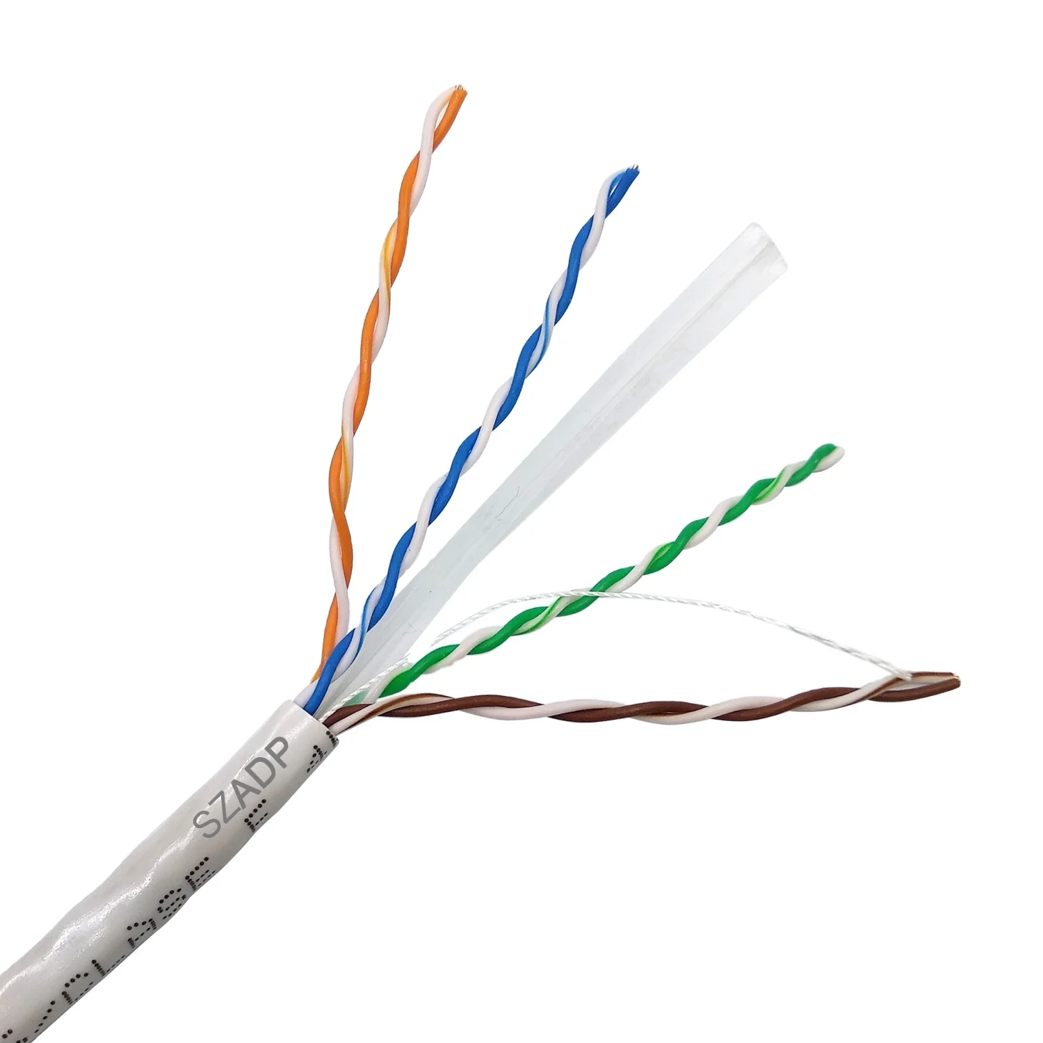 FTP/UTP Cat6 Cat6a  Lan Cable For Network Patch Cord ADP Lan Cable  Szadp Good Quality Pass Test 1GB