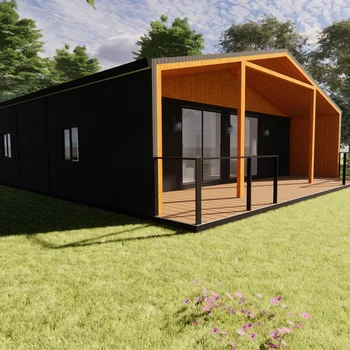 Luxury Modern Steel Structure Frame Mobile Portable 40ft 3 Bedrooms Expandable Container House Folding Container Tiny Home