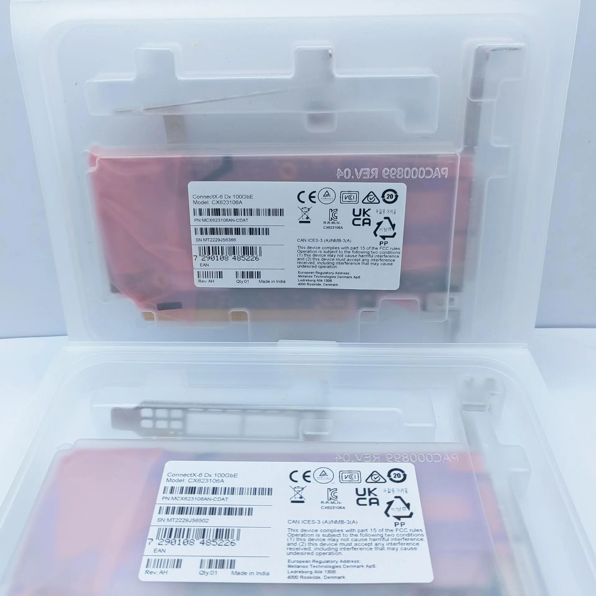Mellanox MCX623106AN-CDAT ConnectX-6 Dx EN Adapter Card 100GbE Dual-port QSFP56 PCIe 4.0 x16 No Mellanox MCX623106AN-CDAT ConnectX-6 Dx EN Adapter Card 100GbE Dual-port QSFP56 PCIe 4.0 x16 No