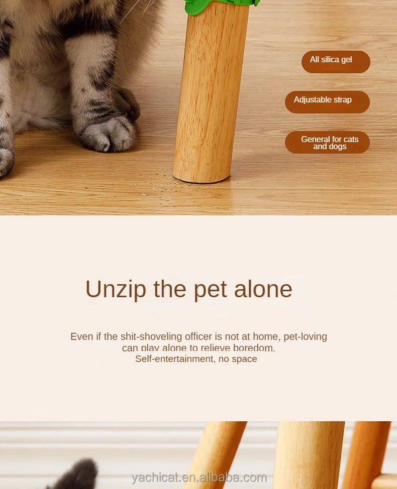 Allforpaws Grooming Cat Itching Massager 3in1 Massage Clean Itching