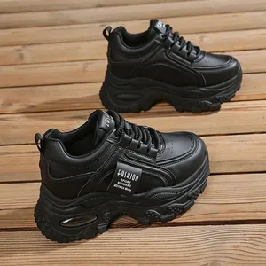 Women's 2026 New Autumn Winter Sports White Shoes for Small Stature, Height Increasing, Travel, Versatile, Popular Style Sports