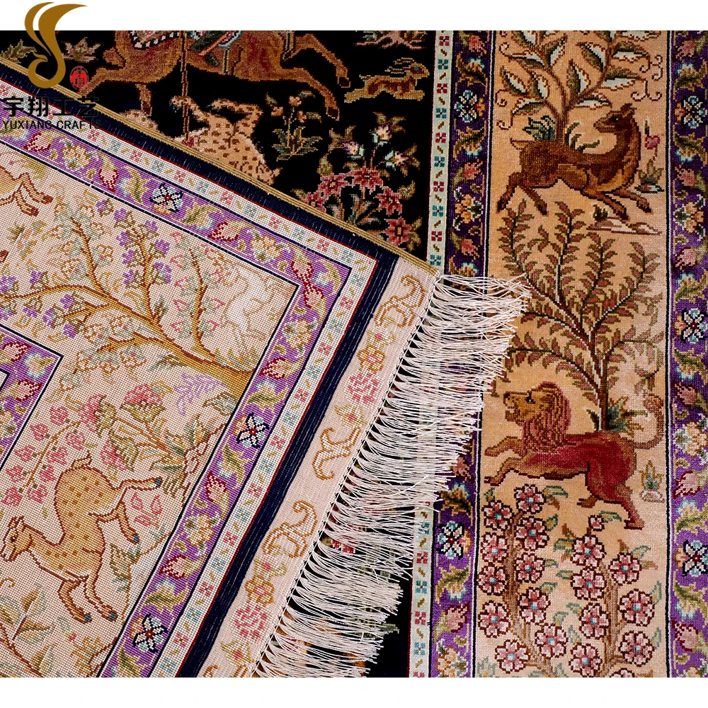 4x6ft China Genuine Antique Carpets Persian Style Handknots Oriental