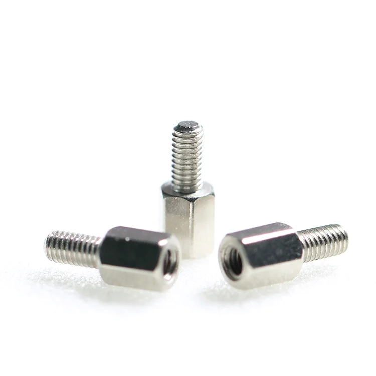 Free Sample Oem Odm Supplier Customized Aluminum Brass Stainless Steel Thread Pcb Hex Hexagonal Female Male Spacer Standoffs