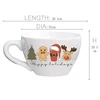 Taza Navideña "Felices Fiestas" - 220 oz