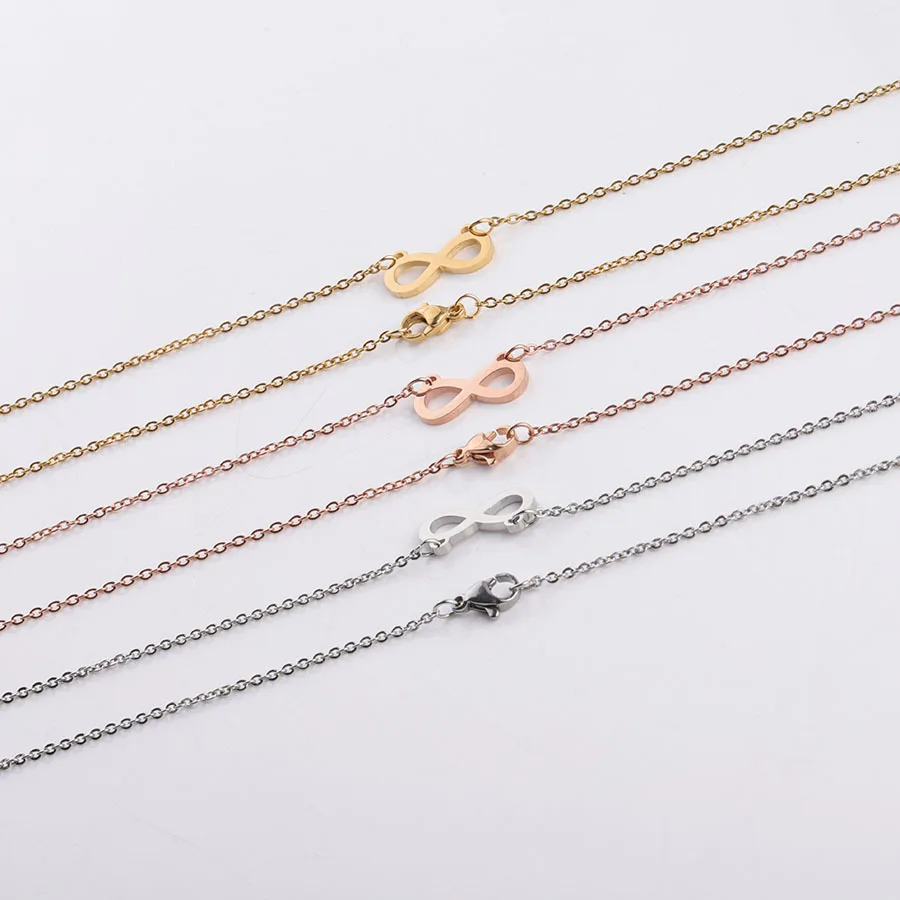 Alibaba.com: ZJZX ZX-NES064 Women's Infinity Necklace, Gold