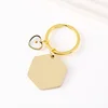 Gold hexagon heart rapeseed