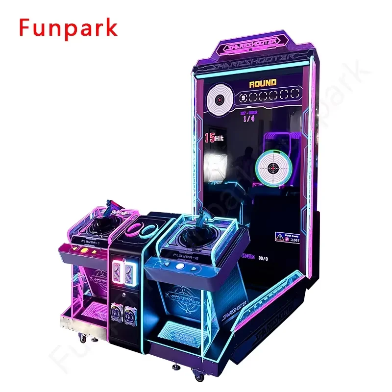FunPark Hot Selling Arcade Shooting Gun Game Machine Coin Operated Game Shooting Machine for Sale for Entertainment Center manufacture