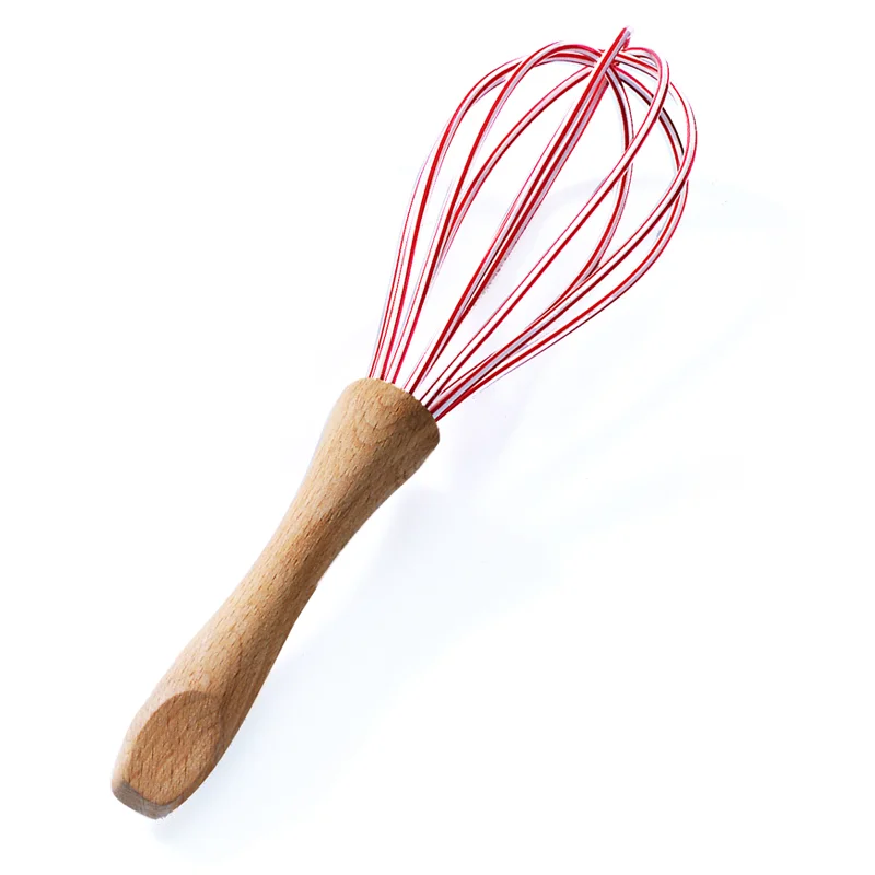 Whisk, Balloon Egg Beater, Heat-Resistant Silicone and Nylon, Milk