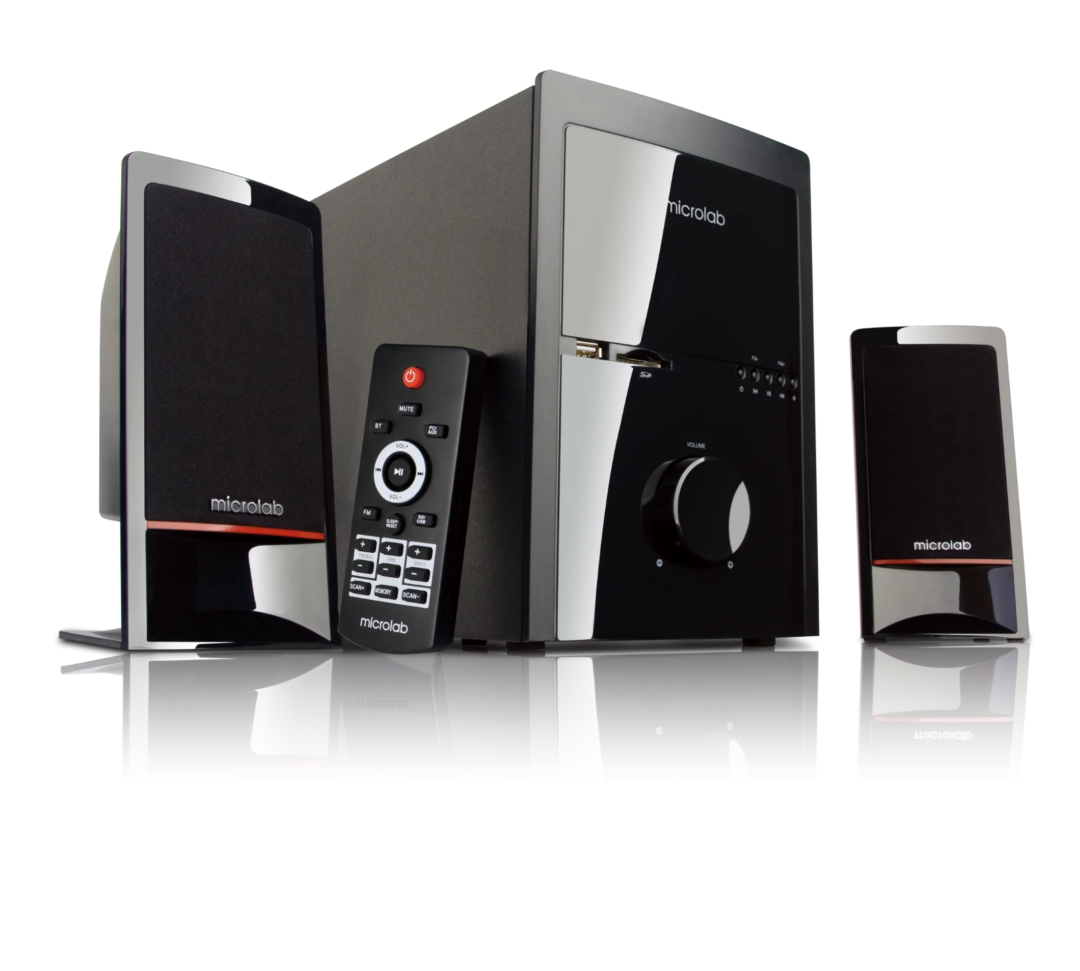 Microlab Hi-Fi Multimedia Subwoofer Speakers Full Range Sound