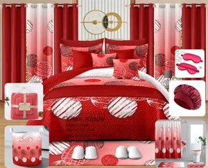 30 Piece Sheet Set Bedding Set with Curtains Microfiber Bed Sheet king Quilted Bedspread Bedding Set king Size in Stock