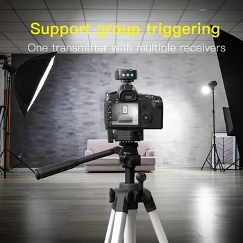 FSK 2.4GHz 32-Channel Studio Flash Speed Light Wireless Flash Trigger 2.5MM Interface 1/250s Sync Speed Camera detail image