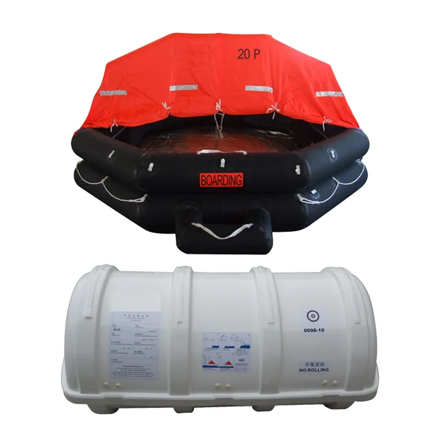 Solas Approved Fast Rescue Used Ships Lifeboats/marine 25 Persons Inflatable Life Raft Boat / Life Boat /liferaft