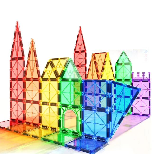 Magnetic Educational Toys 3d Construction Magnet Building Blocks Sets ...