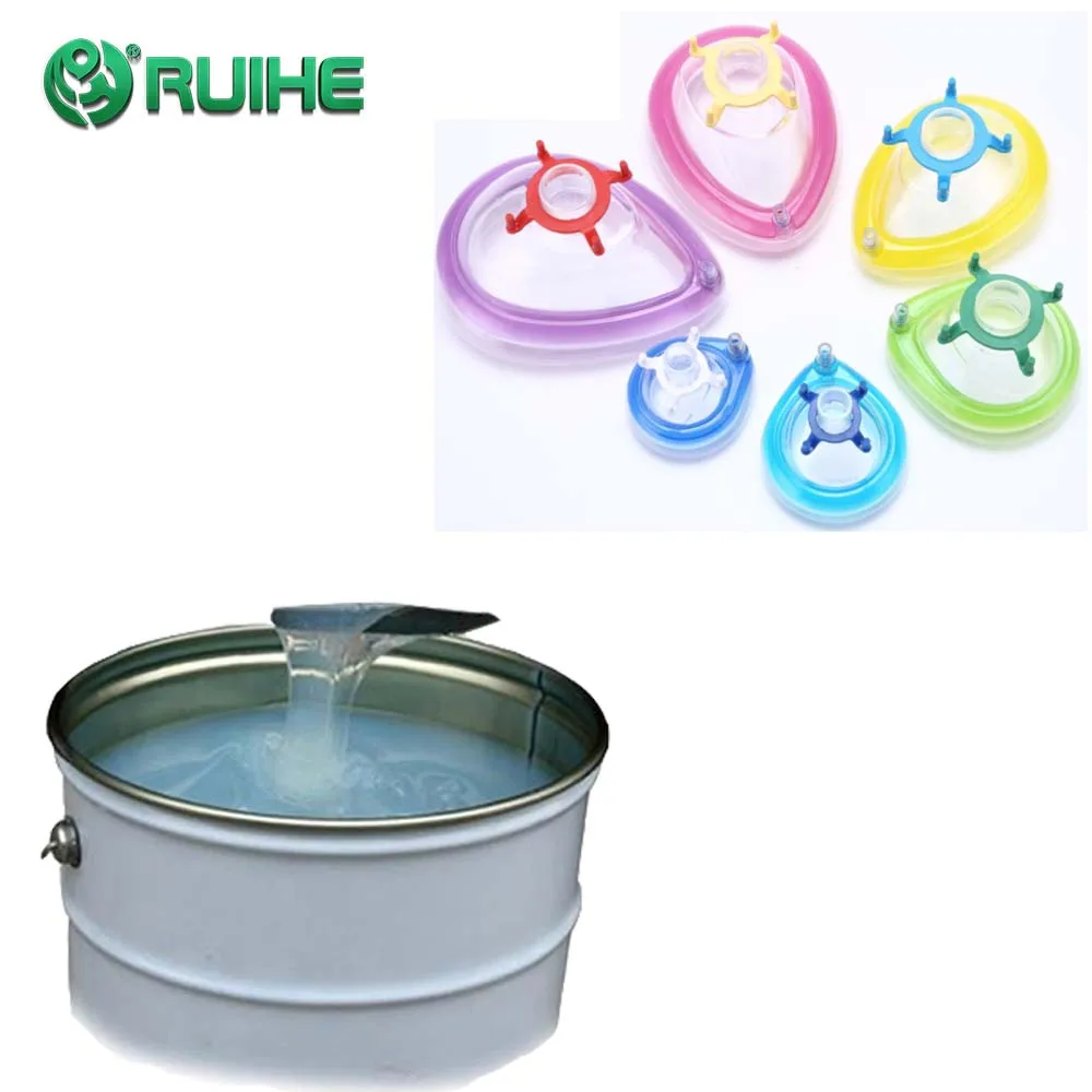 Medical Grade 57 Shore Hardness Two-component Condensed Liquid Silicone Rubber for Anesthesia Masks