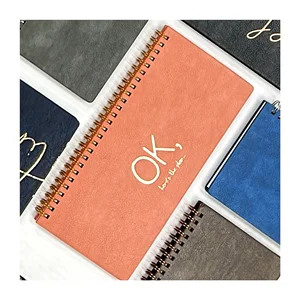 Customized New Arrival 52 Weeks Agenda Printable Weekly Record Notebook Business Gift Journal Hardcover Spiral Planner for Women