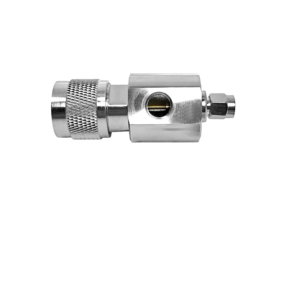 Low PIM 0-6G RF Coaxial Surge Arrestor 50OHM SMA Male Plug to N Male Plug Surge Arrester Devices Protector lightning protection