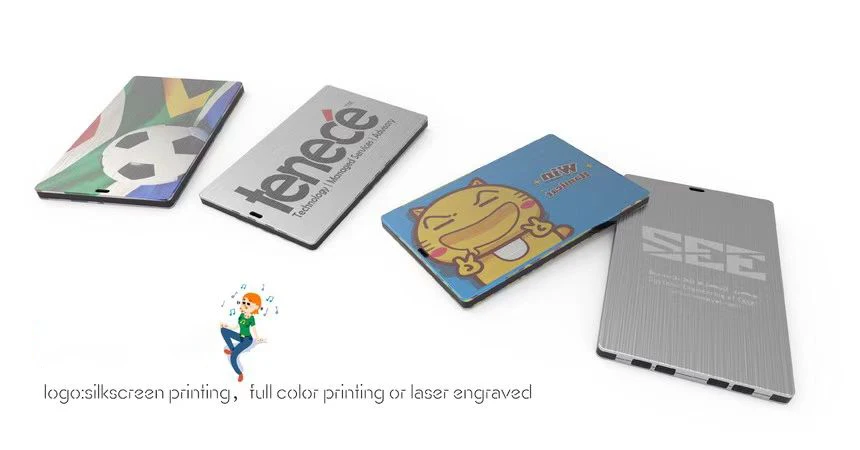 Best Seller Mini Flat Pocket Credit Card Shape Wireless Music Player Portable Wireless Speaker Blue Tooth Speaker