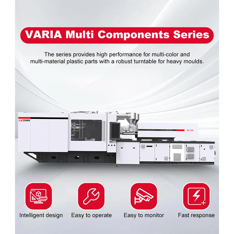 High-Performance 4000Kg Turntable Load Injection Molding Machine For Heavy Moulds
