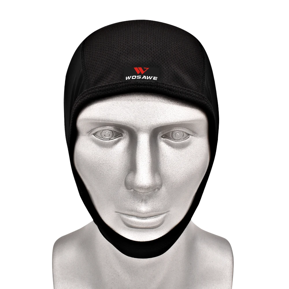 WOSAWE Motorcycle Helmet Inner Cap Breathable Moisture Wicking Quick Dry Headwear Men Cycling Racing Hat Face Cover