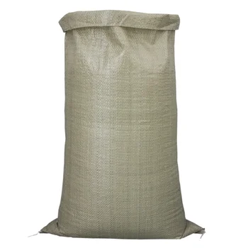 Cheap Wholesale 25kg 50kg pp woven polypropylene bags sand sack cement bag green garbage pp woven bag 50kg sack
