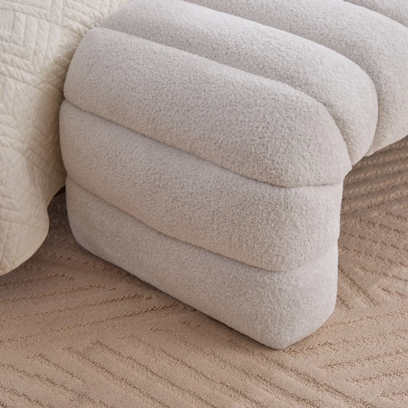 Elvarenae Aveline Channel-Tufted Bench — product detail