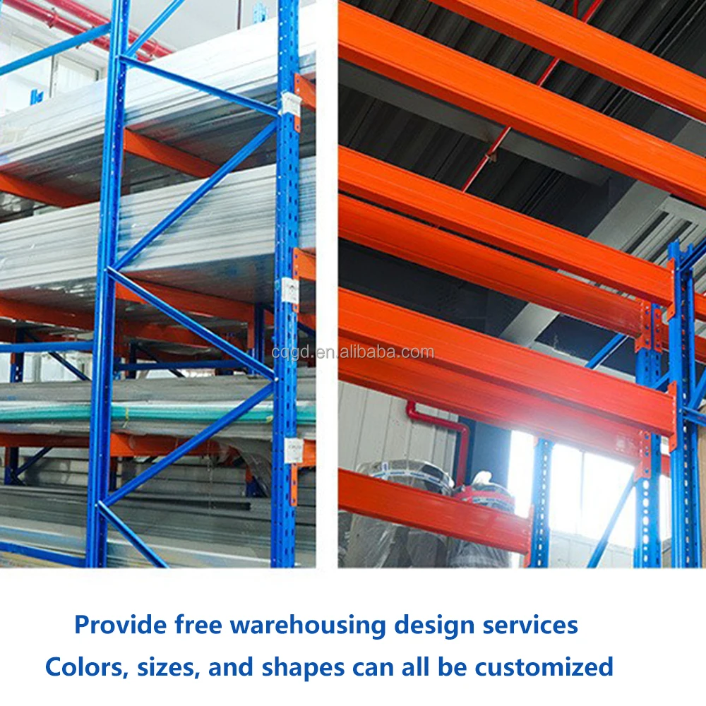 Heavy-duty Industrial Shelving Rack Beam Racking Steel Shelf Warehouse ...