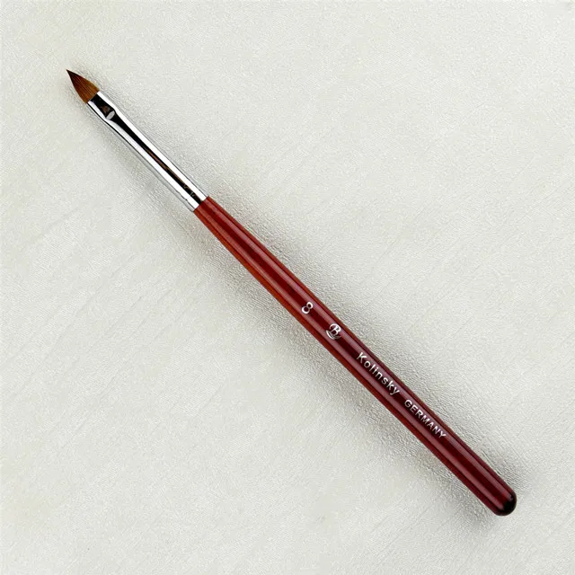 Baowang Professional 3d 777 Kolinsky Germany Acrylic Nail Art Brush For