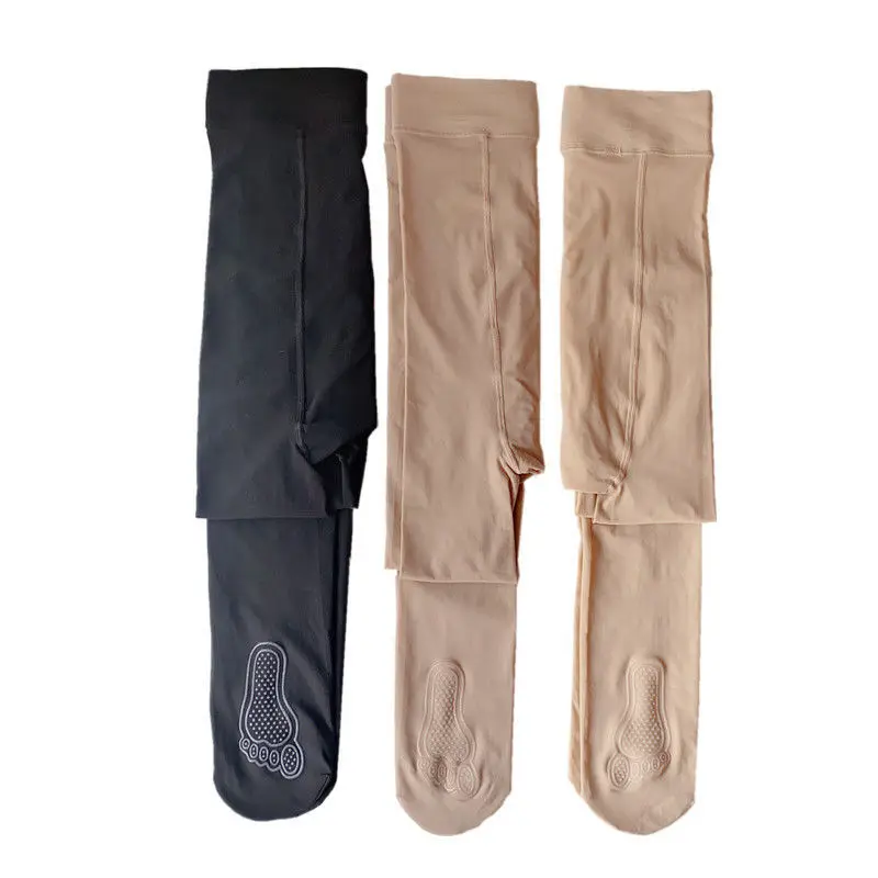 Сексуальные черные колготки прозрачные женские колготки/колготки сжатые бесшовные японские