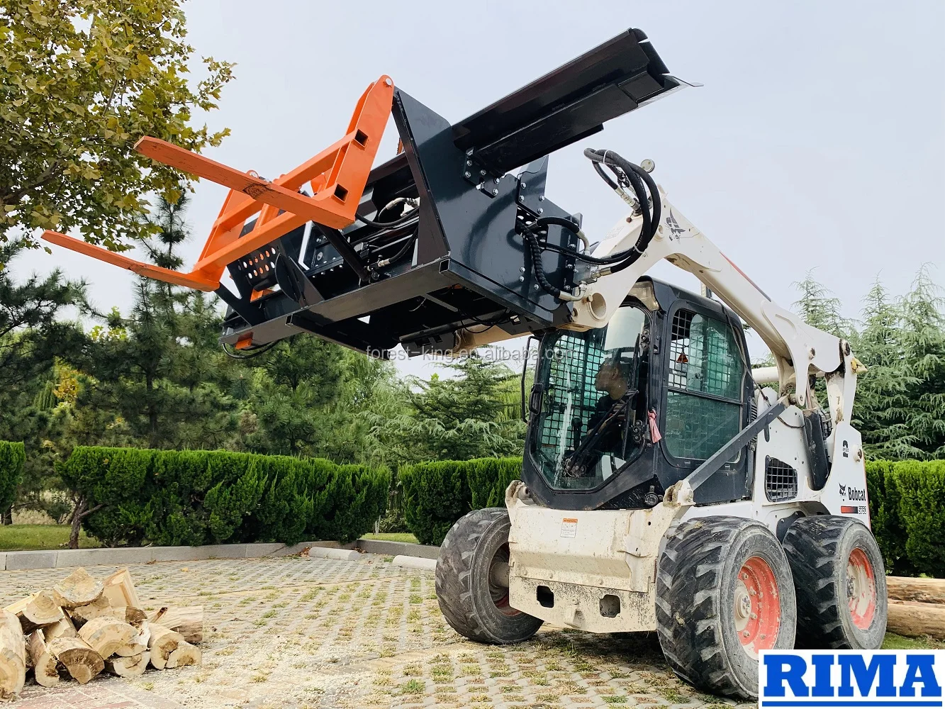 Rima Heavy Duty Log Splitter Forestry Log Wood Cutting Splitting ...