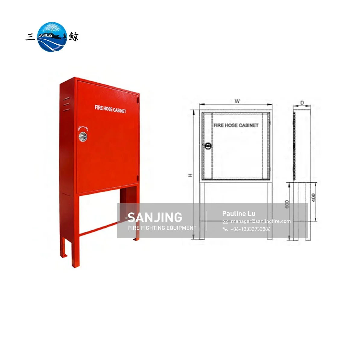 Outdoor Self-Stand Fire Hydrant Cabinet - Wall Mounted, Stainless Steel ...