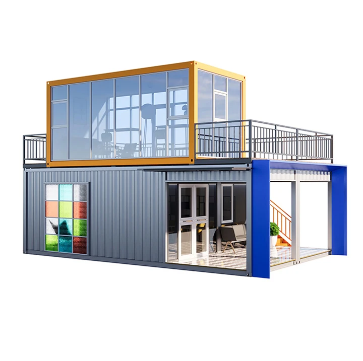 Design Import Prefab Modern Luxury Shipping Container House Villa 40ft 2 Bedroom Prefabricated Home With Floor Plan From China
