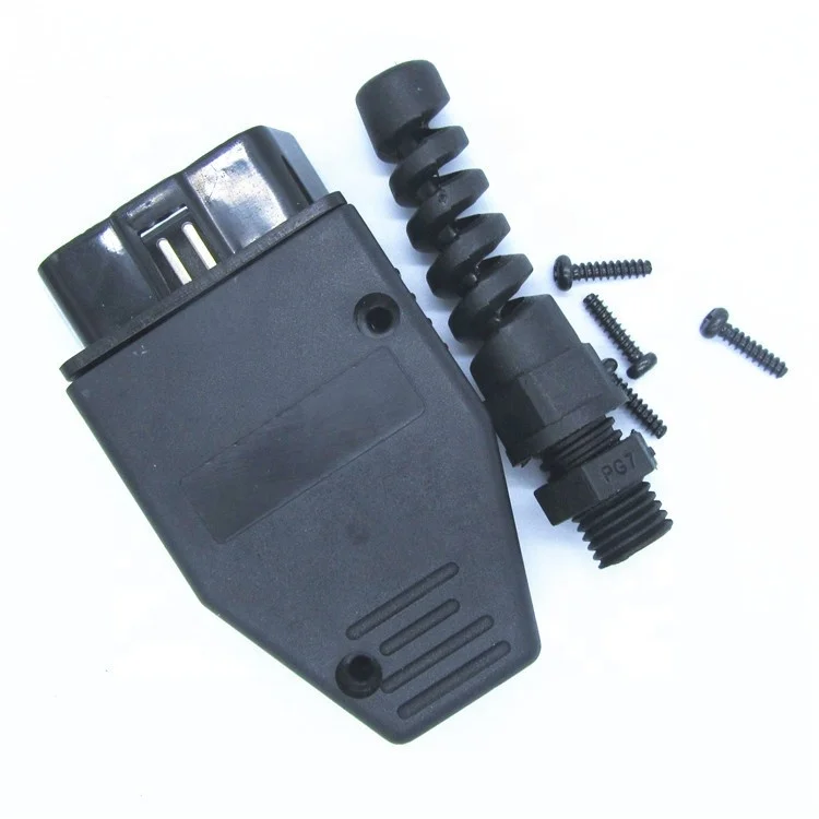 Car Diagnostic Tool OBD Male Plug 16Pin OBD2 Connector OBD 2 16 Pin OBD II Adaptor OBDII J1962 Connector