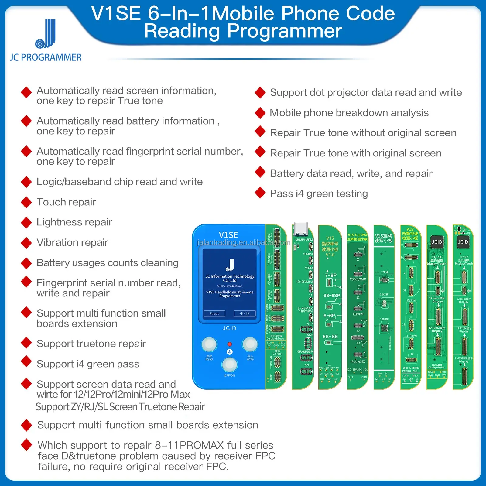 JCID V1SE Programmer - True Tone Repair for Iphone 6-13