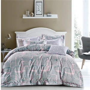 KOSMOS Queen Hotel Waffle Couples Rowley pink Print Flower Themed Rose Twin 7 Piece Comforter Bed Sheet Set with Comforter