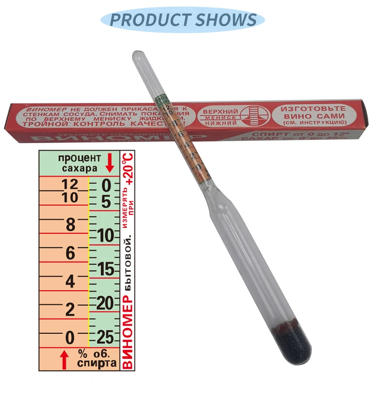 Alcoholmeter Alcohol Level Indicator Meter 0 96 Hydrometer Spirit