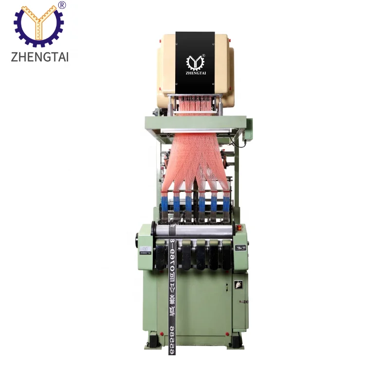 Zhengtai Fabric Elastic Non-elastic Light Weight Belts Tapes Making Mechanical Jacquard Loom Price Tape Weaving Machine