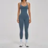 Conjunto Top+Leggings Gris Azul