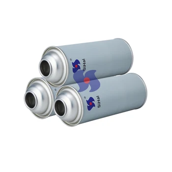 Butane Gas/Lighter Product Used Straight-Wall Type Empty Aerosol Tin Can Logo Printing Customized
