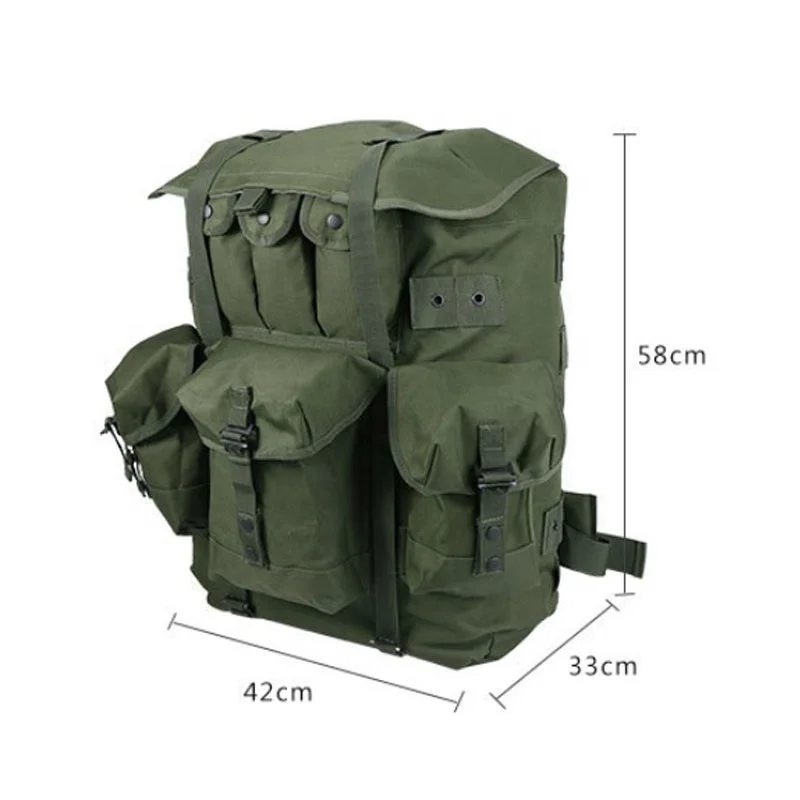 Waterproof Polyester Large Capacity Green Camping Hiking Outdoor Duffle Tactical Nylon 1000d Alice Backpack