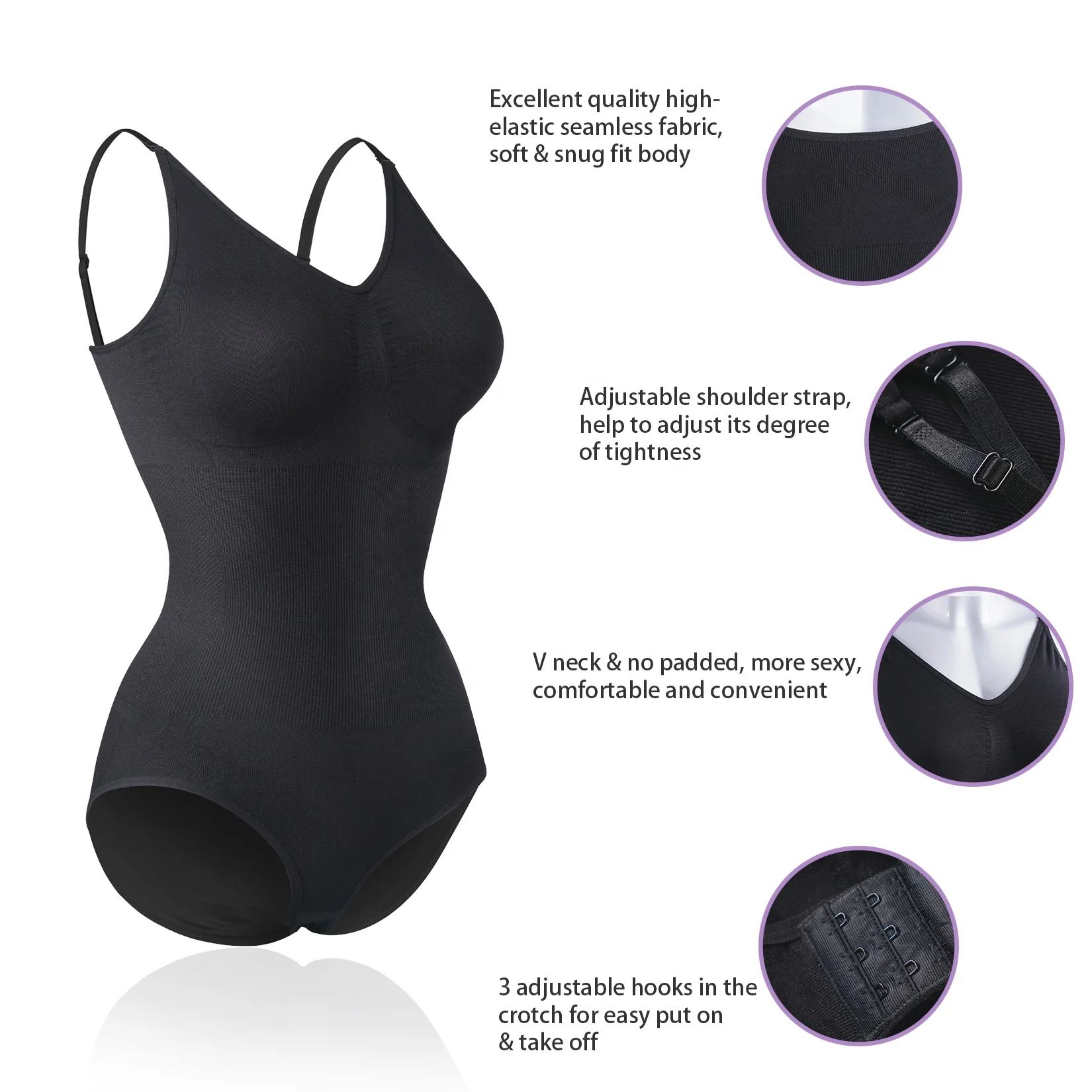 Top Selling Columbian Fajas Shapewear Seamless Slimming Bodysuit Tummy ...