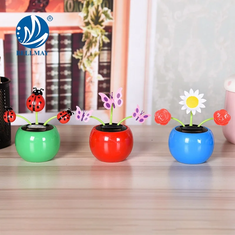 Бемей игрушка на заказ пластиковый красочный цветок рекламный подарок флип-лоскут солнечный Танцующий Цветок Питание аксессуары для украшения